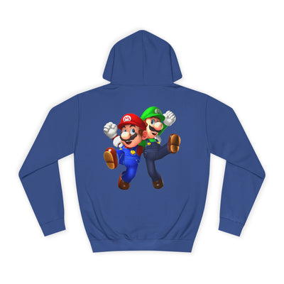 Super Bros College Hoodie, Unisex Gaming Hoodie