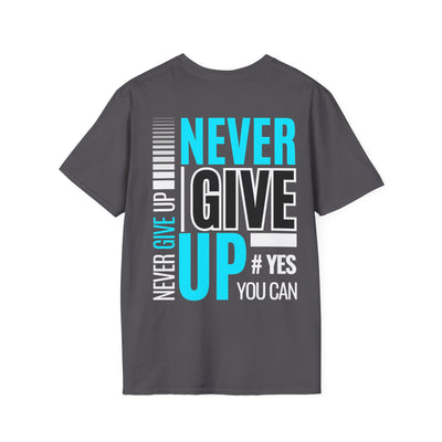 Unisex T-Shirt - Quit talking and start doing - Never give up...
