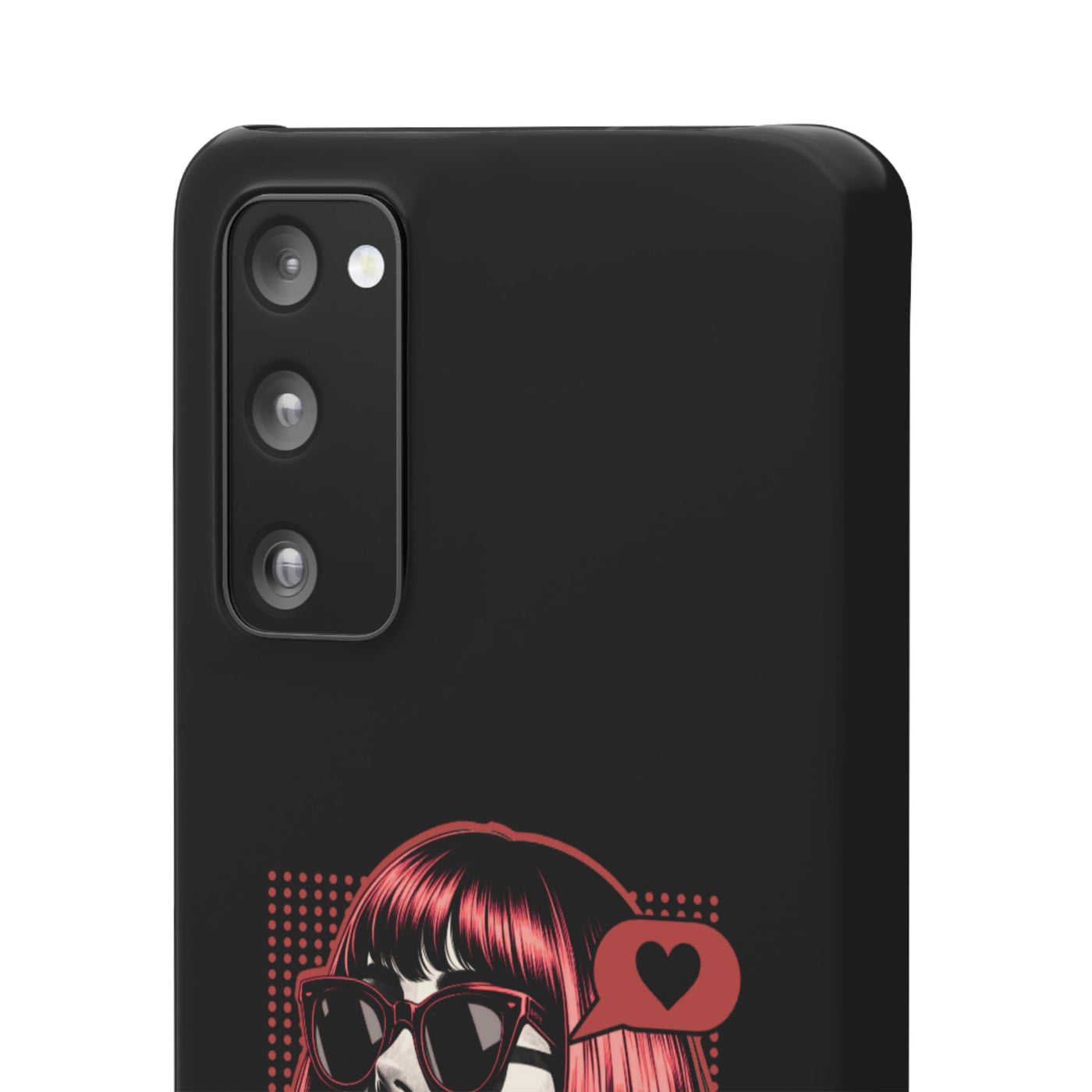 Retro Girl Snap Case Handyhülle