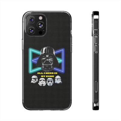 Handyhülle Darth Vader Phone Case, Star Wars Clear Silicone Phone Cover,  All I Need Is My Gang