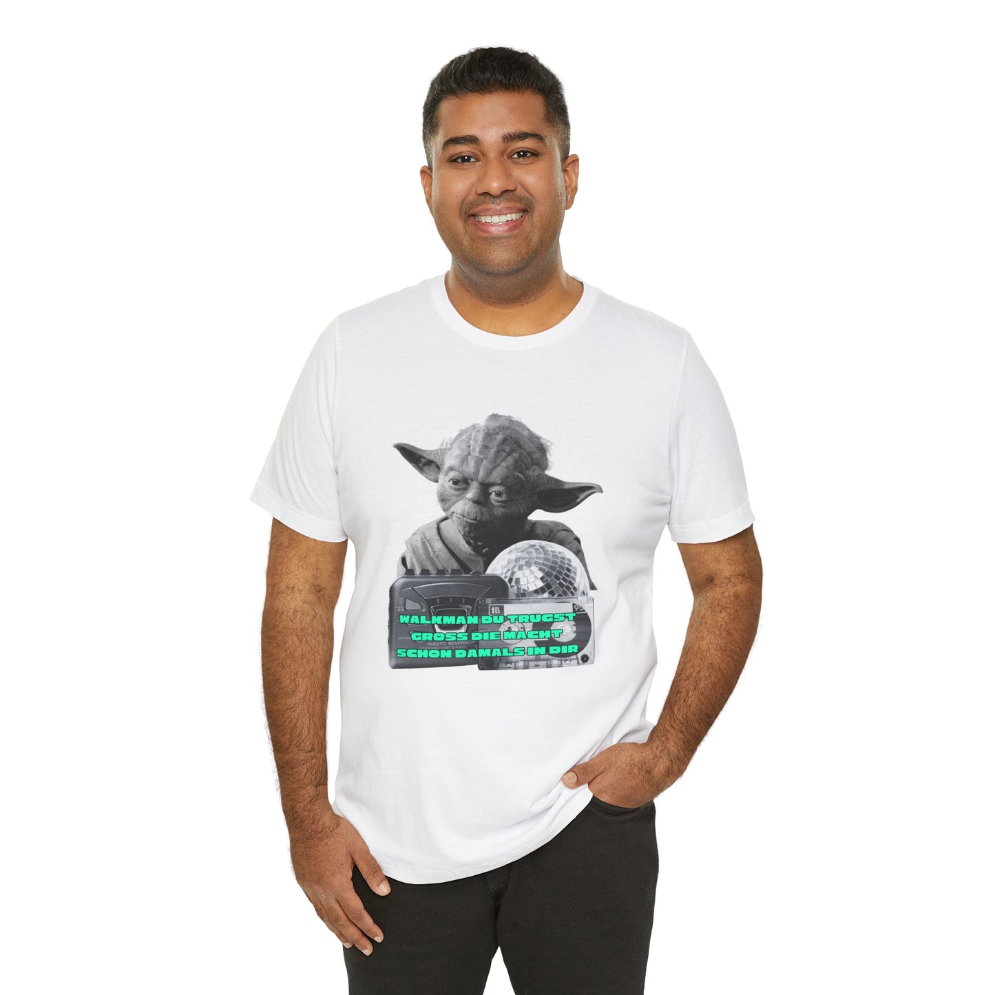 Funny Yoda Quote Unisex Tee - Walkman du kennst - erfahren du bist starwars