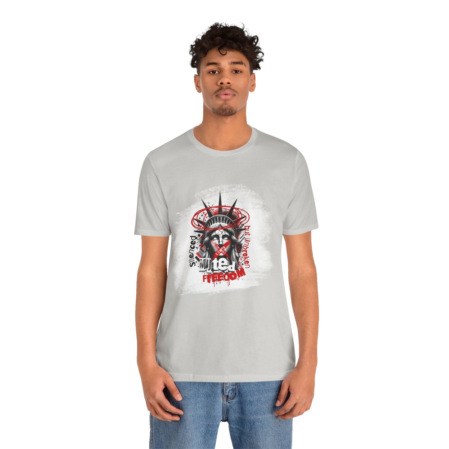 Freedom-Themed Unisex T-Shirt, Statue of Liberty - Freiheitsstatue