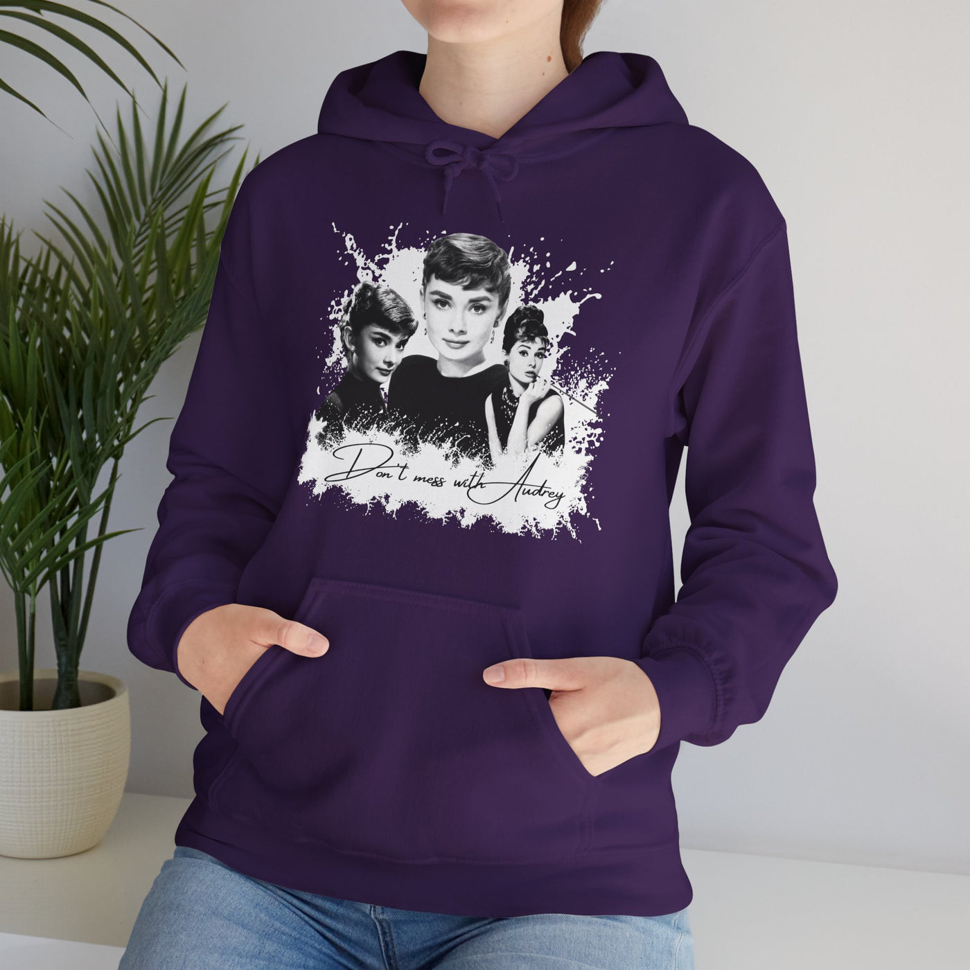 Retro Audrey Hepburn Hoodie - Classic Style