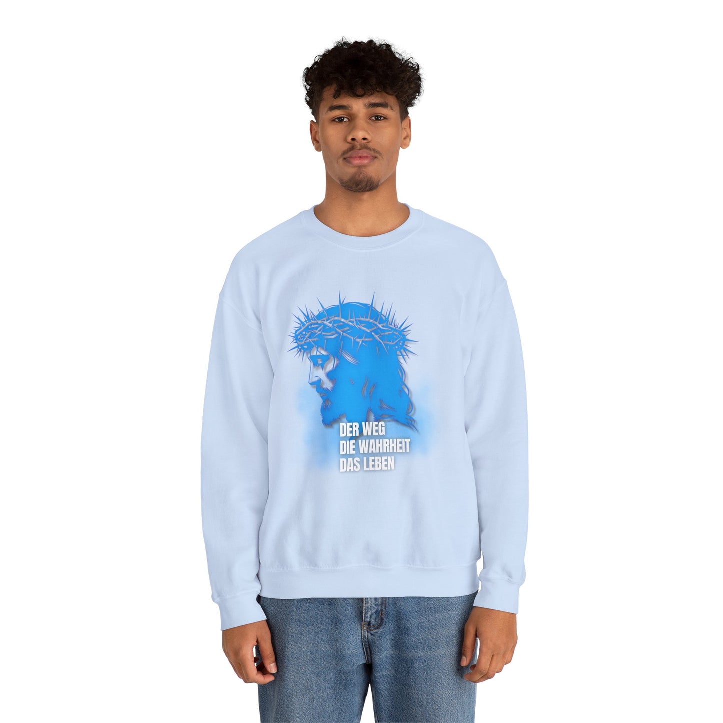 Sweatshirt Jesus "Der Weg - Die Wahrheit - Das Leben"