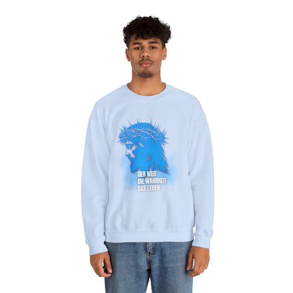 Sweatshirt Jesus "Der Weg - Die Wahrheit - Das Leben"