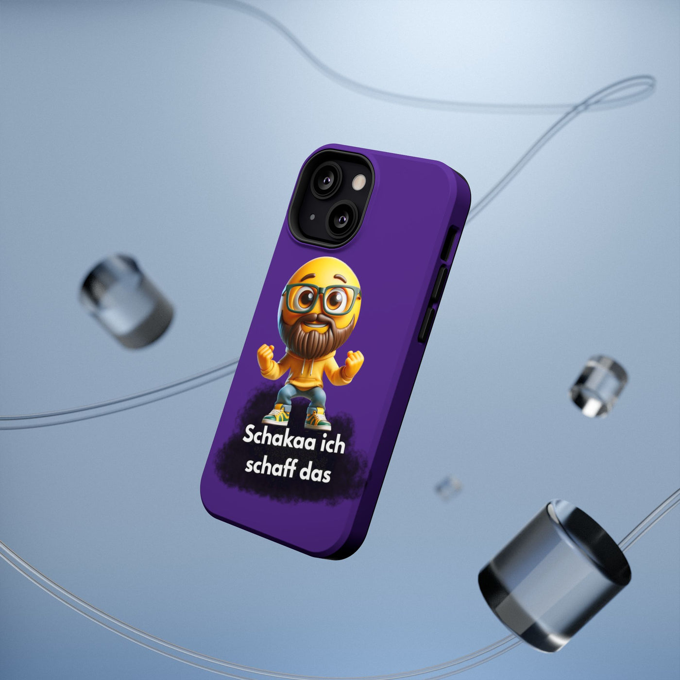 Motivational Impact-Resistant Phone Case - "Schakaa ich schaff das"