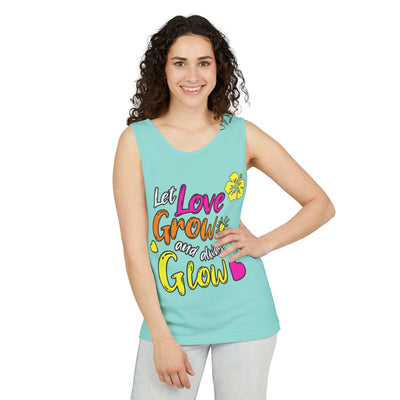 Tank Let Love Grow ... , Motivational Workout Shirt