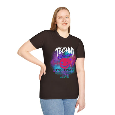 Techno Vibe Unisex T-Shirt | Stay Tuned to the Rhythum of Life