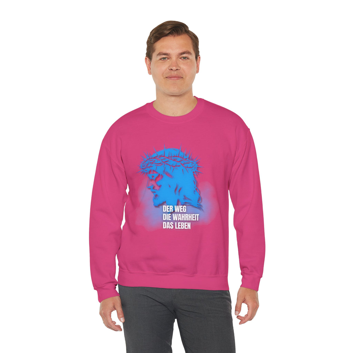 Sweatshirt Jesus "Der Weg - Die Wahrheit - Das Leben"