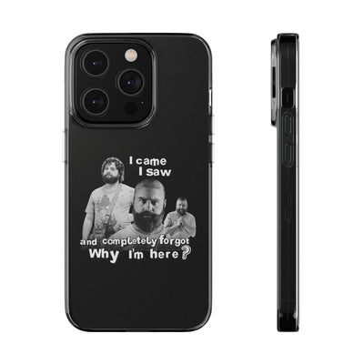 I Came, I Saw & Forgot, Alan Hangover -  Funny Phone Case  - Handyhülle -