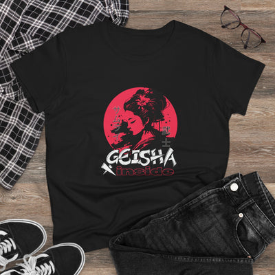 "Geisha Inside"Fleece Shirt, Cozy