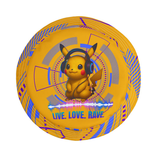 Colorful Pokemon Bucket Hat for Kids & Adults, Perfect for Summer Festivals
