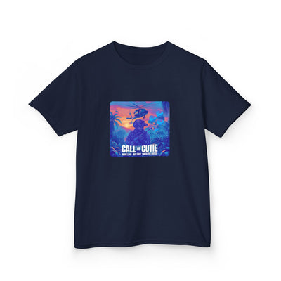Call of Cutie Unisex Oversized Boxy Tee - Chill Vibes for Game Lovers for Teens