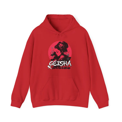 "Geisha Inside"Fleece Hoodie, Cozy