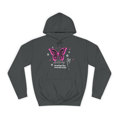 Hoodie Achtung ich entfalte mich - es glitzert gleich