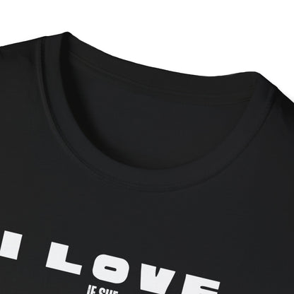 Minimalist Red Graphic Unisex T-Shirt - I love my wife