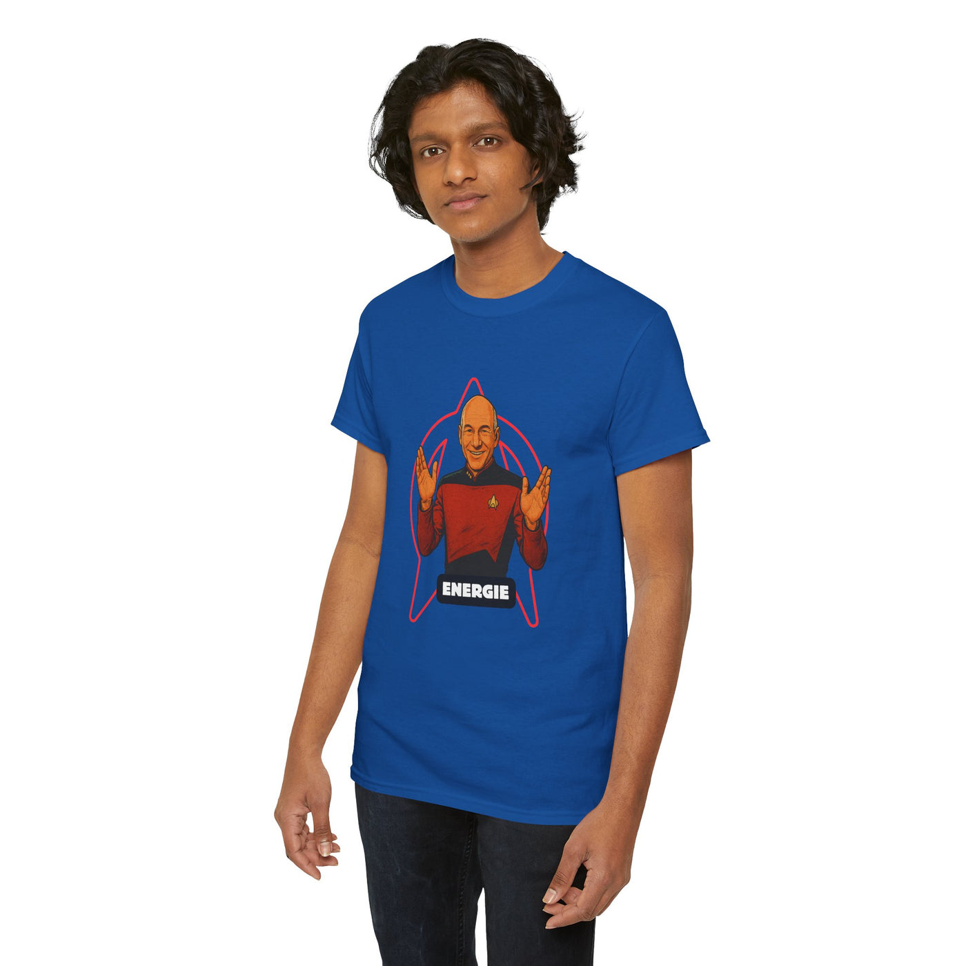 Energie Unisex Heavy Cotton Tee - Perfect for Sci-Fi Fans and Casual Wear