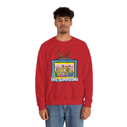 The Simpsons Unisex Heavy Cotton Sweatshirt