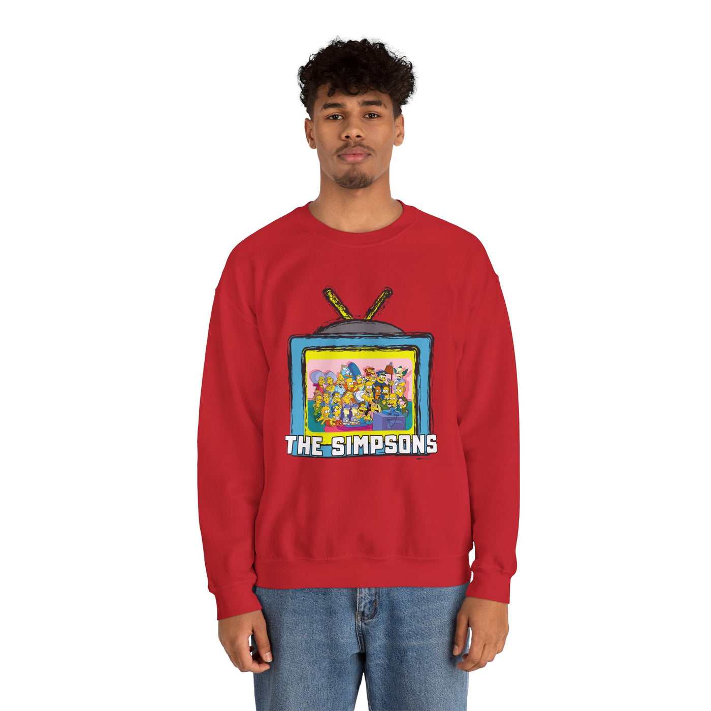 The Simpsons Unisex Heavy Cotton Sweatshirt