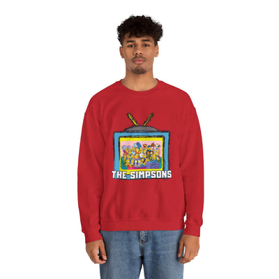 The Simpsons Unisex Heavy Cotton Sweatshirt