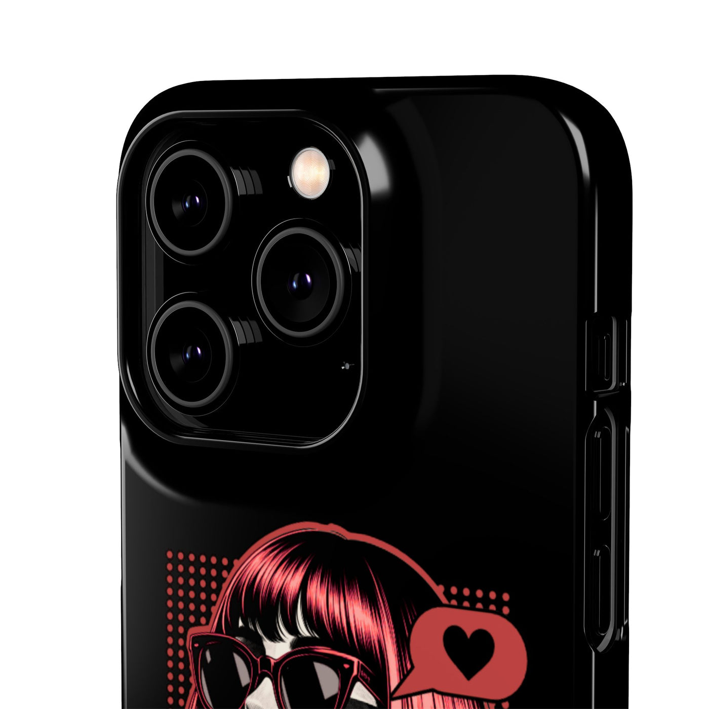 Retro Girl Snap Case Handyhülle