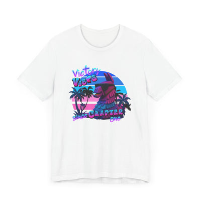 Retro Fortnite Vibe Unisex Short Sleeve Tee - 'Victory' Chapter One Graphic