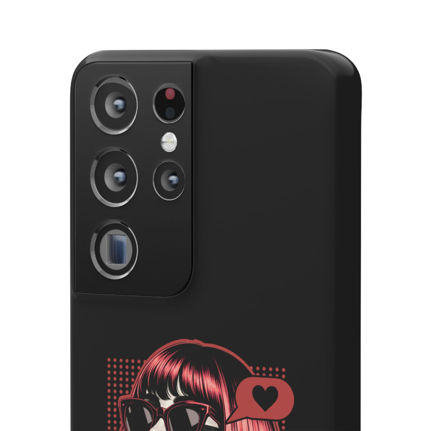 Retro Girl Snap Case Handyhülle