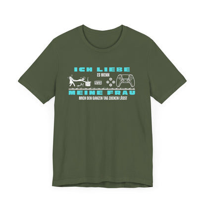 Ich Liebe Meine Frau T-Shirt - Unisex Jersey Tee for Gamers