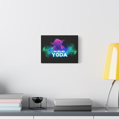Inspirational Yoda Canvas Art - Modern Wall Decor for Star Wars Fans 