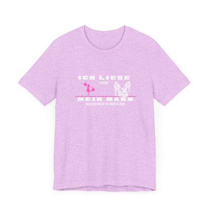 I Love My Husband "Shopping" Unisex Jersey Short Sleeve Tee