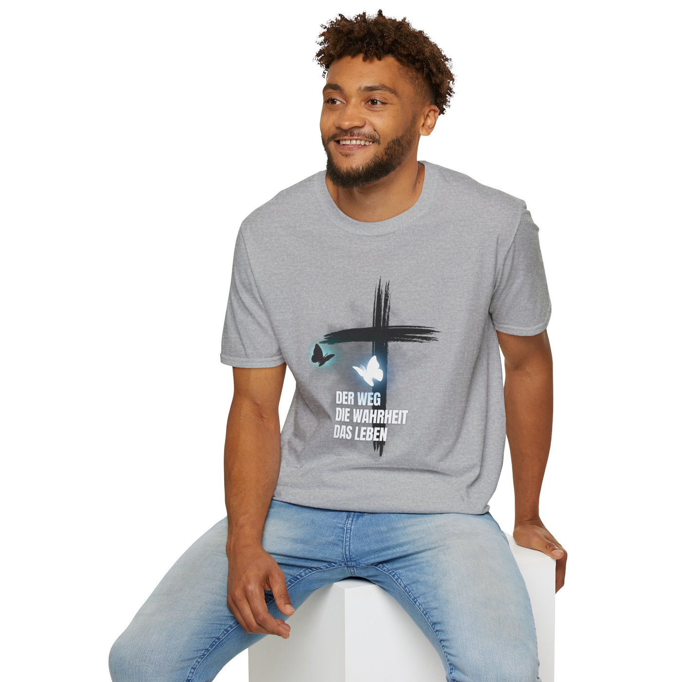 Faith-Inspired Unisex Softstyle T-Shirt – Spiritual, Jesus, Christian,