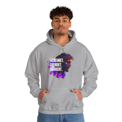 Jesus Colorful - with saying Blessed- Grounded - Celebrated