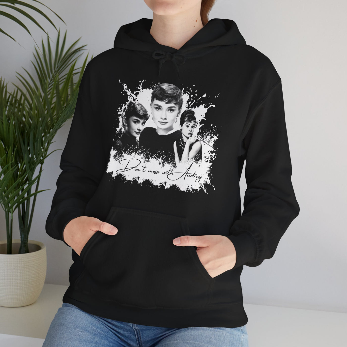 Retro Audrey Hepburn Hoodie - Classic Style