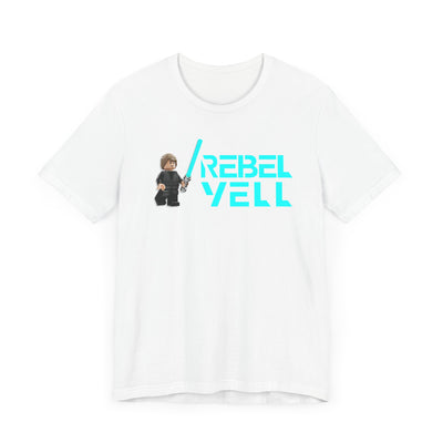 Cool Rebel Yell Luke Skywalker Unisex Jersey Tee - Short Sleeve Graphic T-Shirt for Fans
