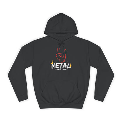 "Metal" Music Unisex College Hoodie
