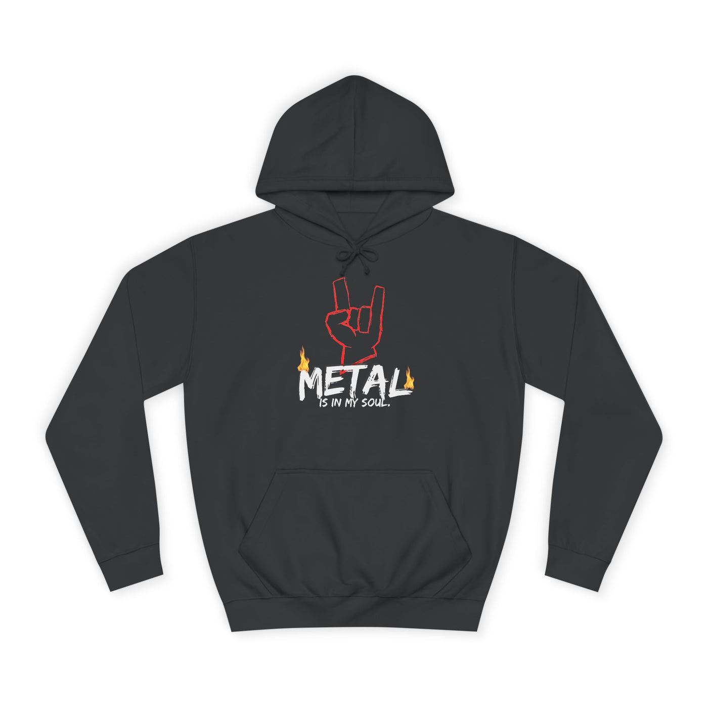 "Metal" Music Unisex College Hoodie