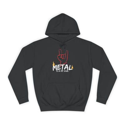 "Metal" Music Unisex College Hoodie