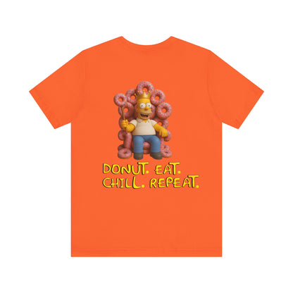 The Simpsons Donut Lover Tee - Funny Graphic T-Shirt -unisex