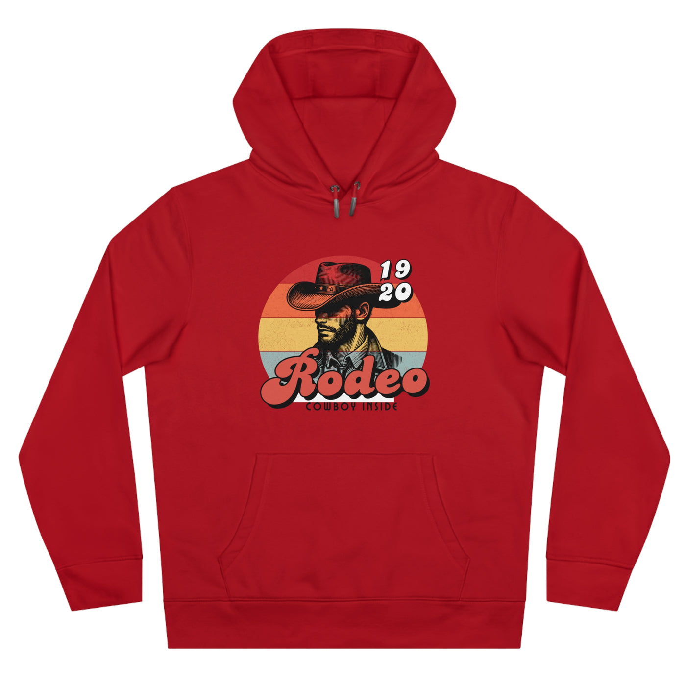 Retro Rodeo King Sweatshirt, Cowboy Hoodie, Western Apparel, Gift for Ranchers, Rodeo Fans, Cozy Hoodie for Men