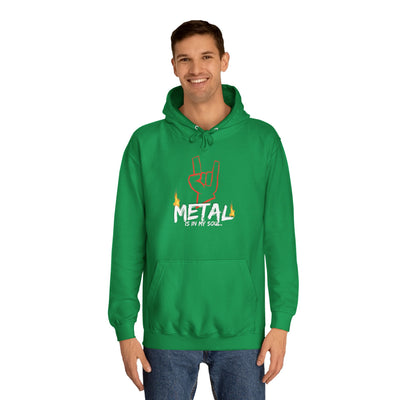 "Metal" Music Unisex College Hoodie