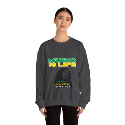 Music Is Life Bob Raggae Sweatshirt