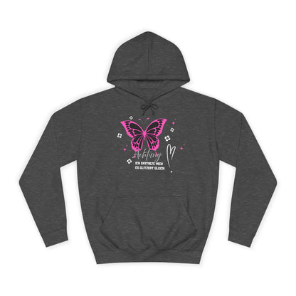 Hoodie Achtung ich entfalte mich - es glitzert gleich
