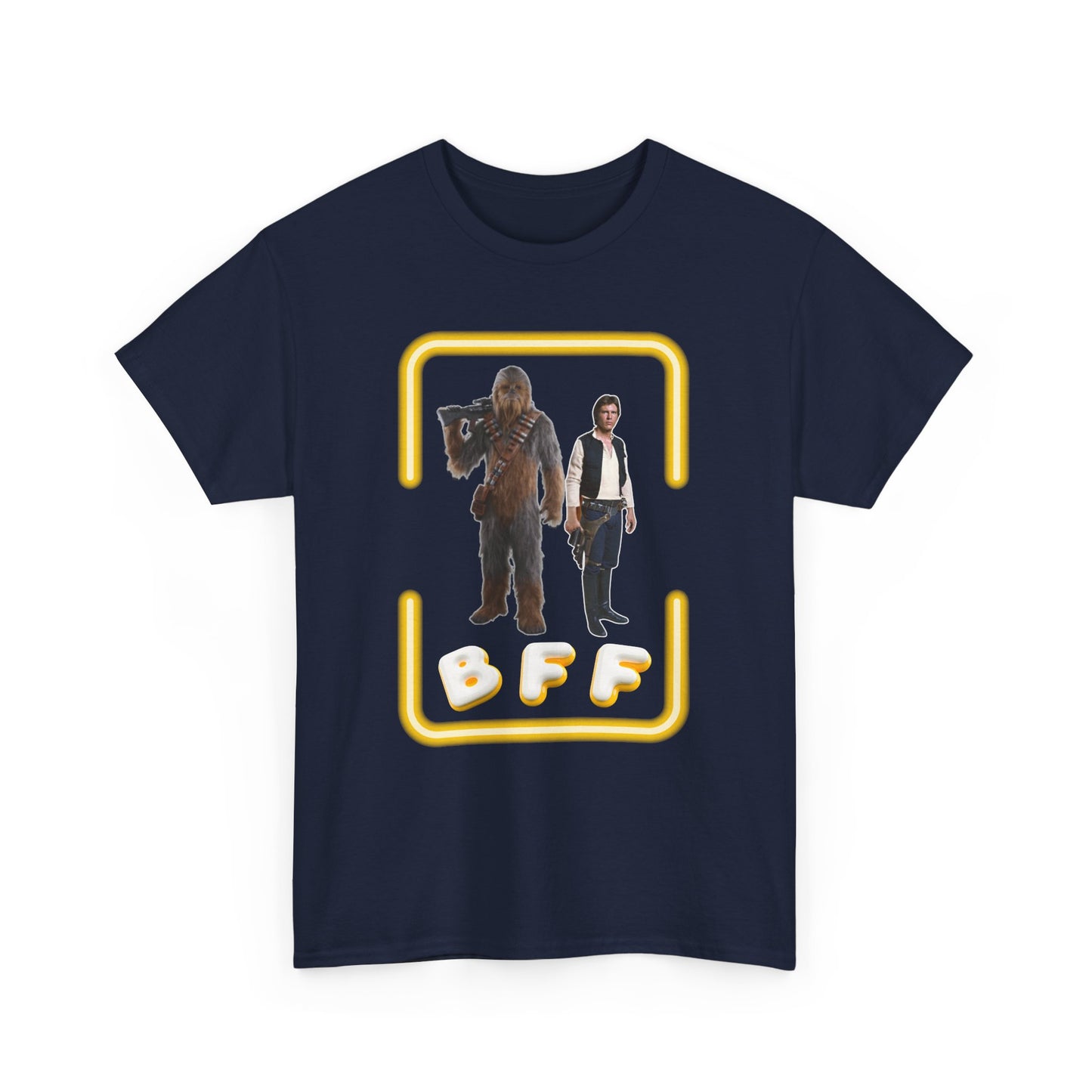BFF Chewbacca & Han Solo Unisex Heavy Cotton Shirt