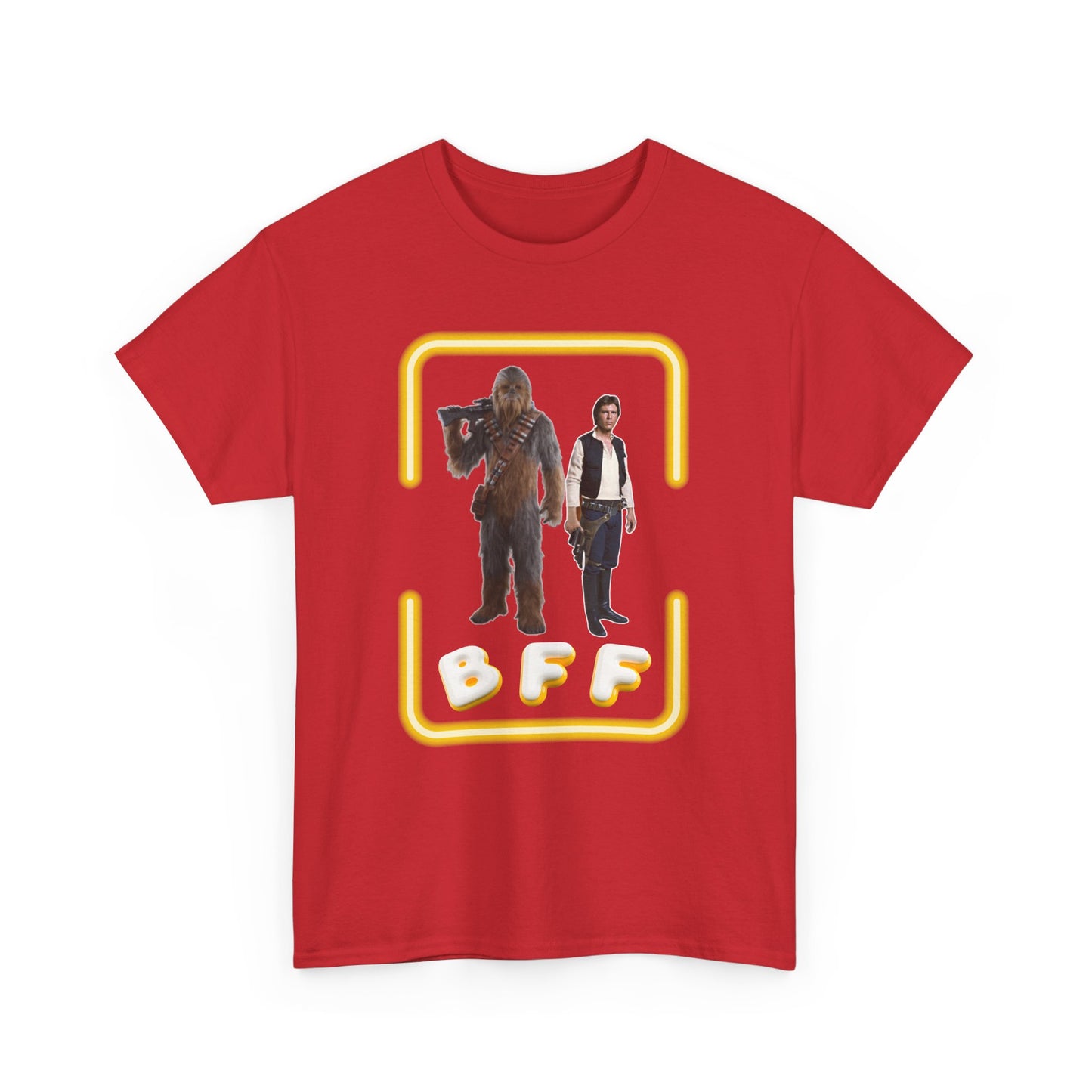BFF Chewbacca & Han Solo Unisex Heavy Cotton Shirt