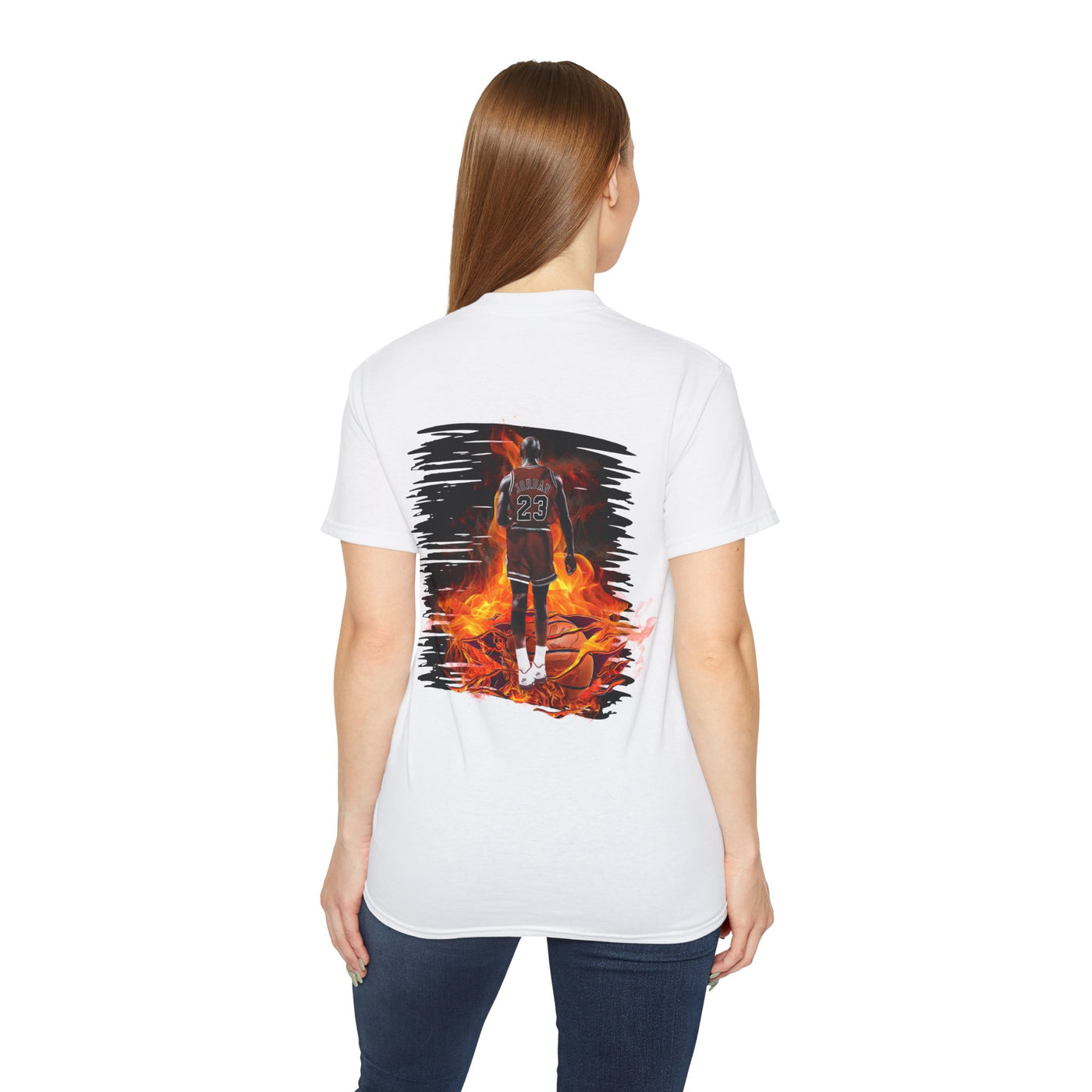 Basketball Jordan, Cool Sports Shirt, Unisex Cotton T-Shirt