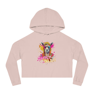 Urban Wilds Crop Hoodie - Colorful Graffiti Inspired Design