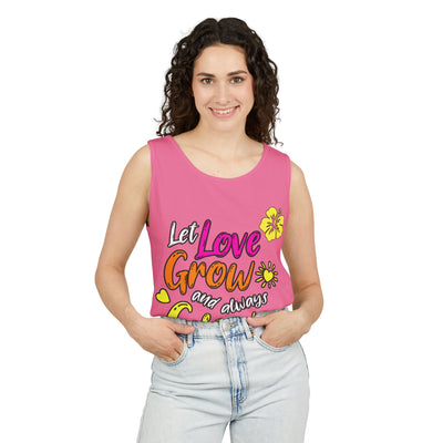 Tank Let Love Grow ... , Motivational Workout Shirt