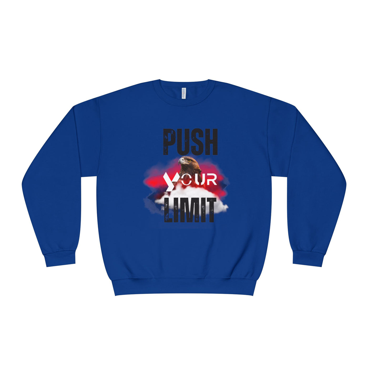 Motivational Crewneck Sweatshirt - "Push Your Limit" 