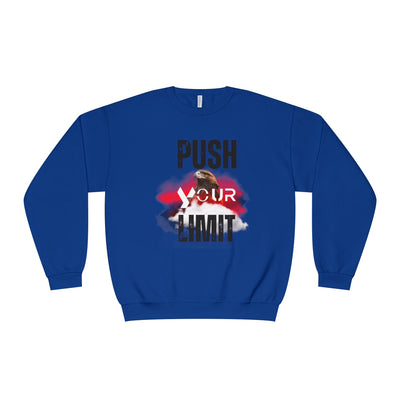 Motivational Crewneck Sweatshirt - "Push Your Limit" 