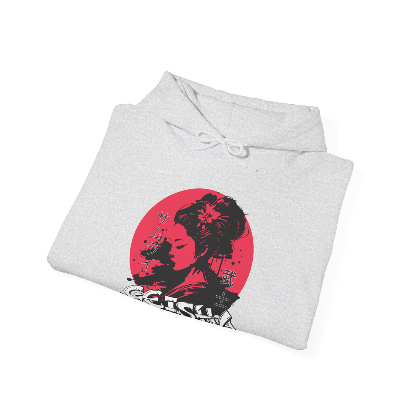 "Geisha Inside"Fleece Hoodie, Cozy